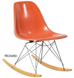 Rocking-chair modèle RAR de Charles (1907-1978) & Ray (1912-1988) Eames